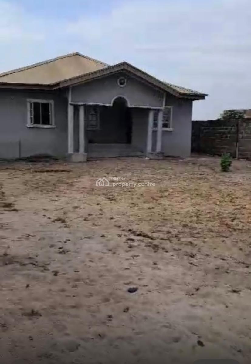 Spacious 3-bedroom Bungalow on a Full Plot of Land, Atican Beach, Okun-ajah, Ajah, Lagos, Detached Bungalow for Rent
