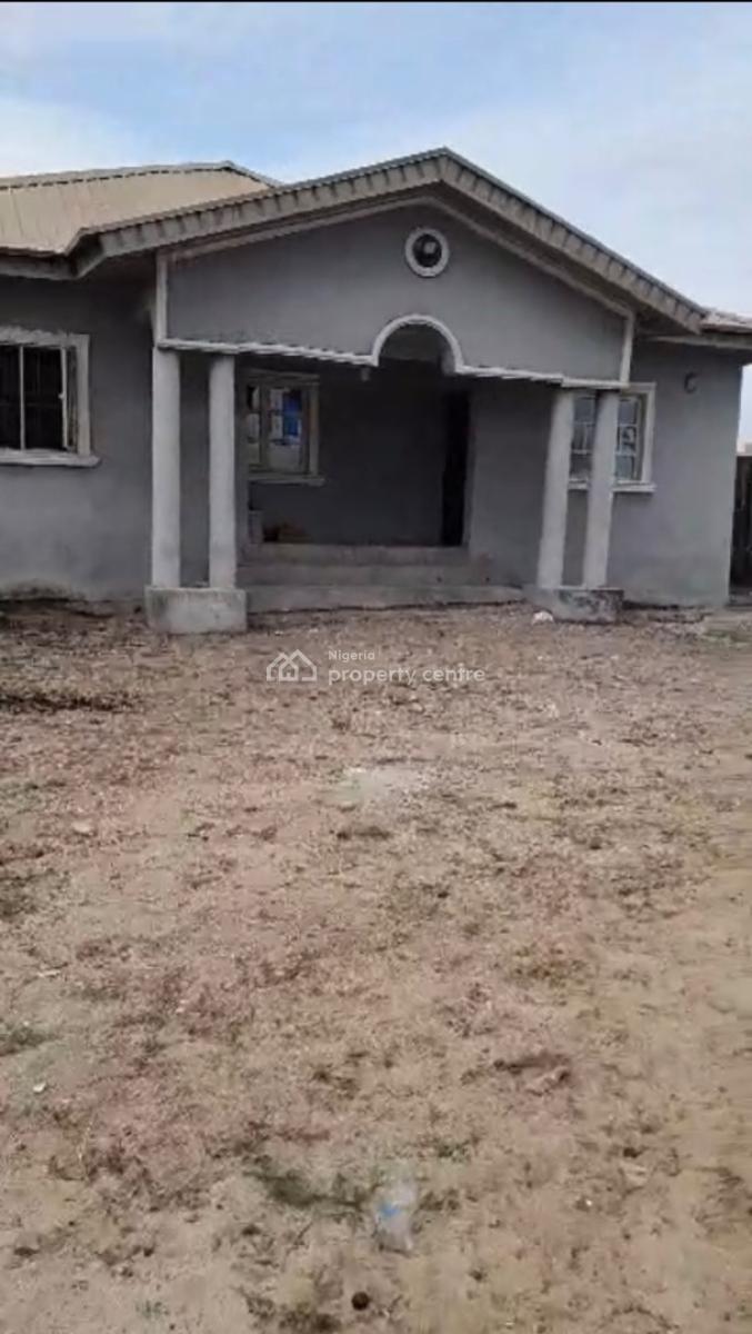Spacious 3-bedroom Bungalow on a Full Plot of Land, Atican Beach, Okun-ajah, Ajah, Lagos, Detached Bungalow for Rent