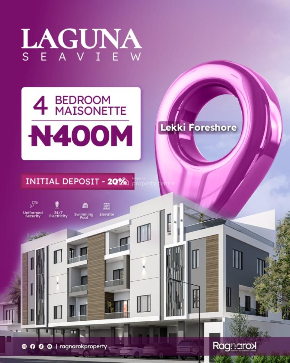Governors Consent, Lekki Foreshore, Ikate, Lekki, Lagos, Detached Duplex for Sale