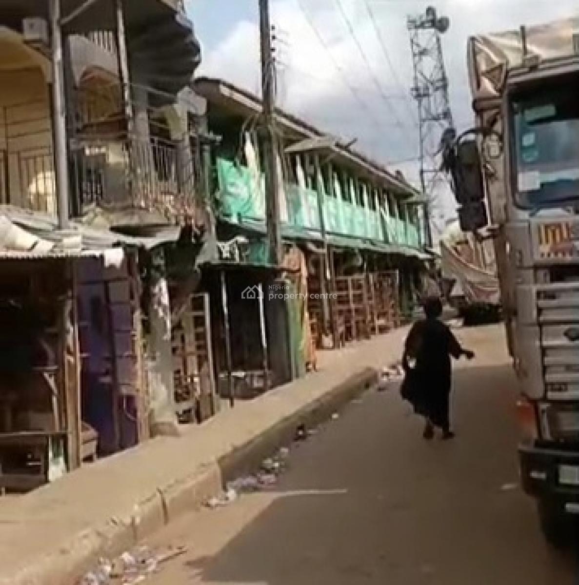 110 Shops, Two Storey Building Fully Occupied 50ft By 100ft Land, 1 Etebite Street, Off Mission Road, Ring Road, Benin, Oredo, Edo, Shop for Sale