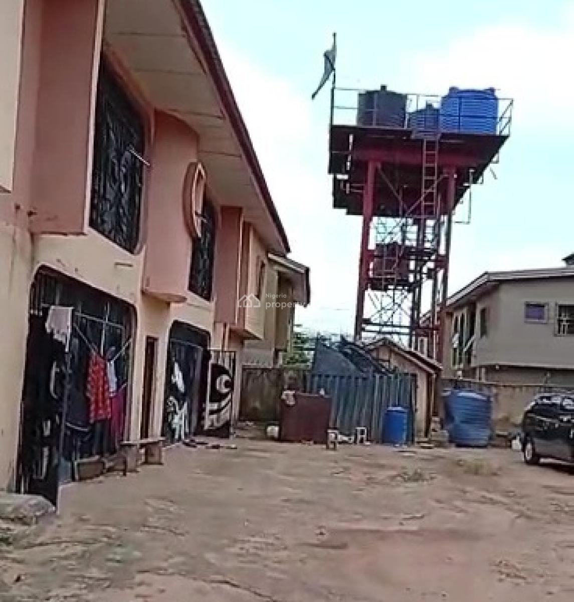 8 Flats of 3 Bedroom Each, Fully Occupied  100ft By 120ft Land 1,000 Sqm, First Ugbor Road, Off 2nd Ugbor Road, Gra, Benin, Oredo, Edo, Block of Flats for Sale