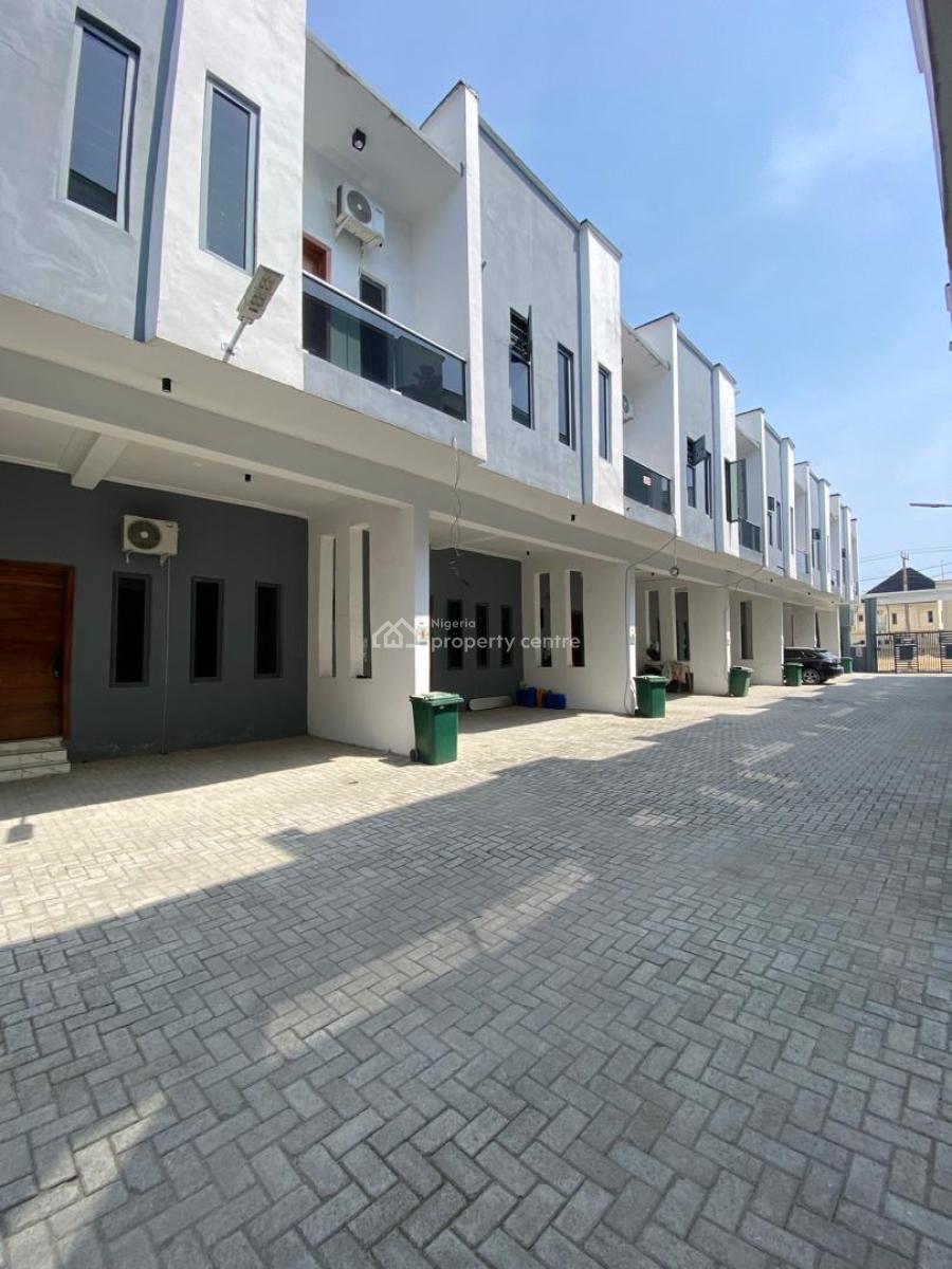 Fully Furnished 4 Bedroom Terrace Duplex with 12kw Hybrid Inverter, Gra, Ikota, Lekki, Lagos, Terraced Duplex for Rent