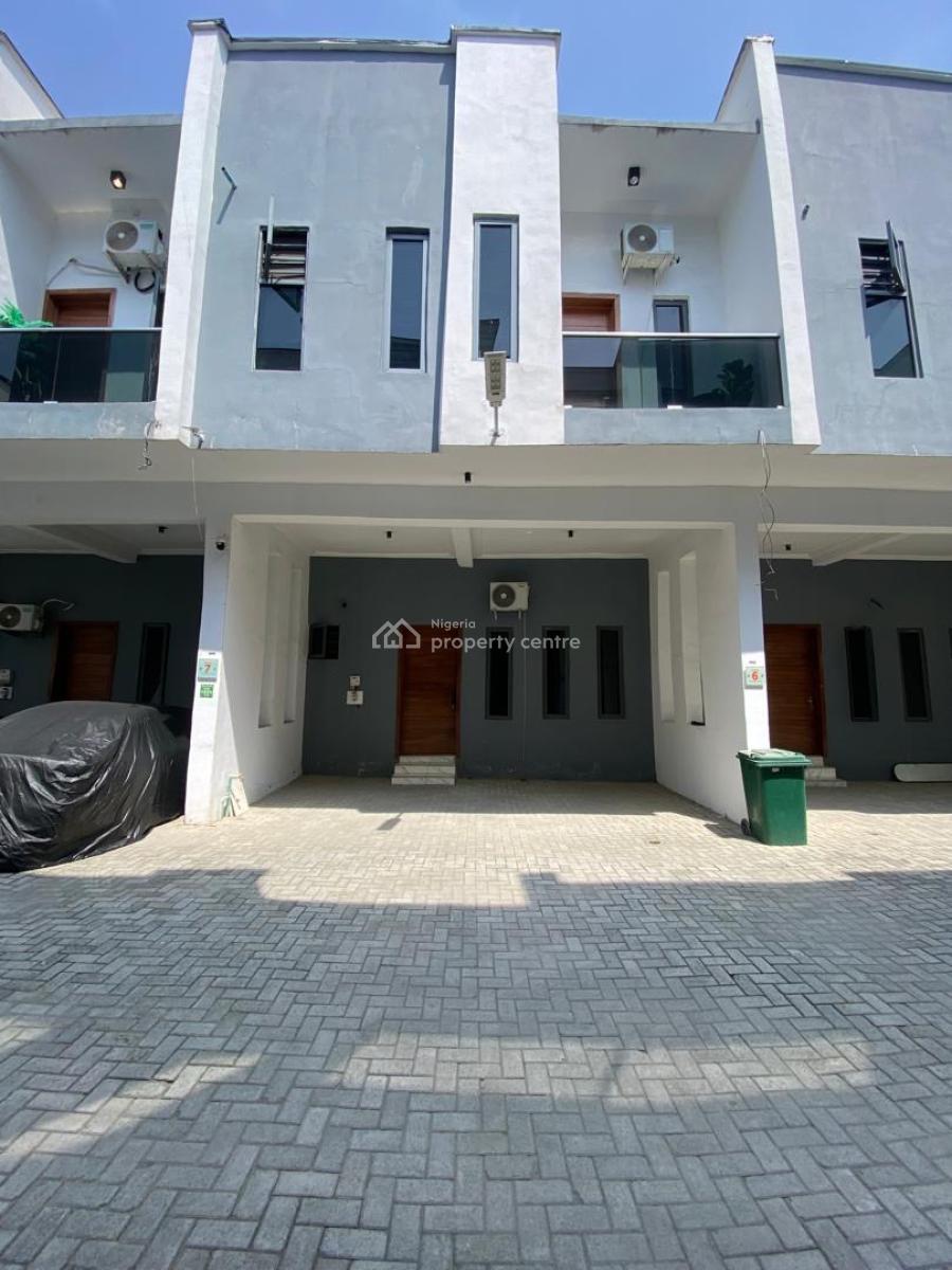 Fully Furnished 4 Bedroom Terrace Duplex with 12kw Hybrid Inverter, Gra, Ikota, Lekki, Lagos, Terraced Duplex for Rent