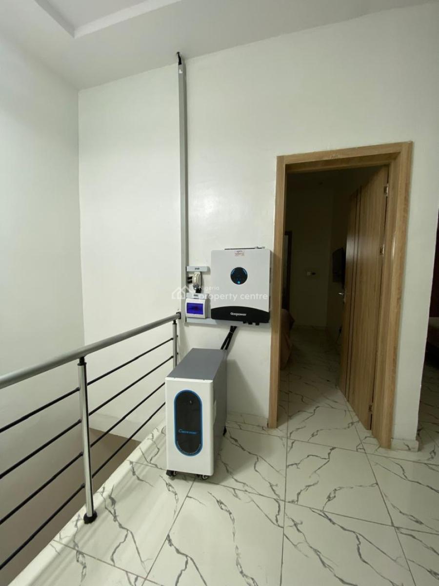 Fully Furnished 4 Bedroom Terrace Duplex with 12kw Hybrid Inverter, Gra, Ikota, Lekki, Lagos, Terraced Duplex for Rent