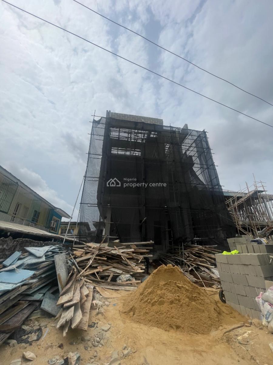 Fully Detached 5 Bedroom Duplex, Off Adelabu, Surulere, Lagos, Detached Duplex for Sale