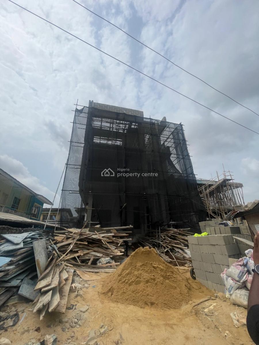 Fully Detached 5 Bedroom Duplex, Off Adelabu, Surulere, Lagos, Detached Duplex for Sale