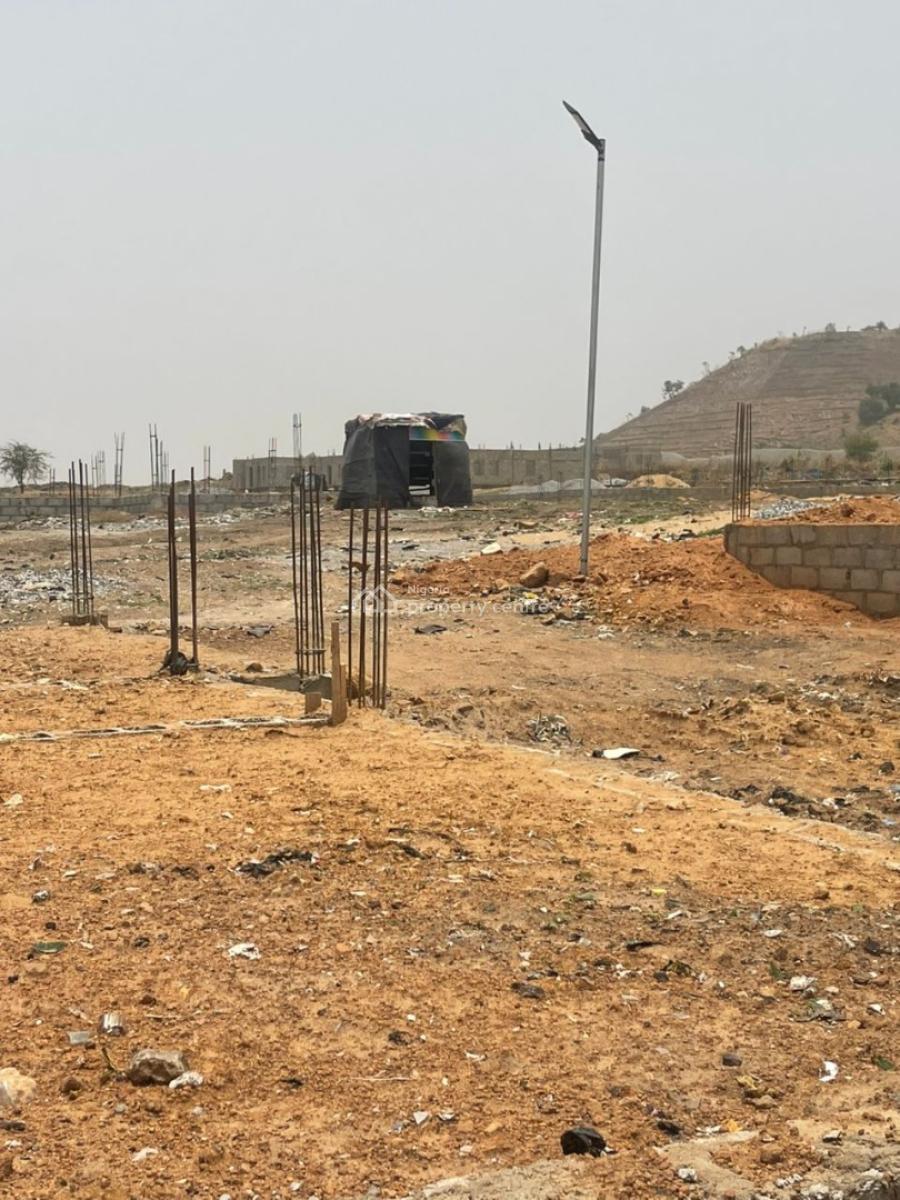 180sqm of Residential Land for 3 Bedroom Terrace Duplex, Before The Army Estate, Strategically Located By The Tarred Road Side, Karsana, Abuja, Residential Land for Sale
