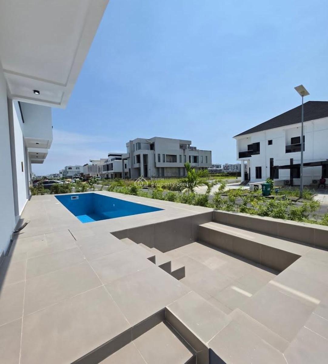 Contemporary 5 Bedroom Fully Detached Duplex with Swimming Pool, Cowrie Creek Estate, Ikate, Lekki, Lagos, Detached Duplex for Sale