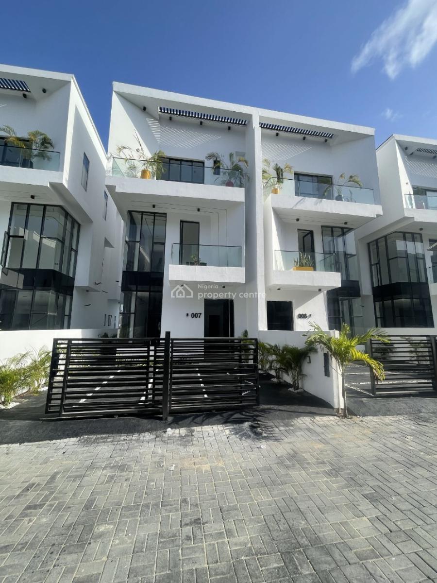 Impeccable Finnished 4 Bedroom Semi-detached Triplex + Bq, Orchid Road, Lekki, Lagos, Semi-detached Bungalow for Sale
