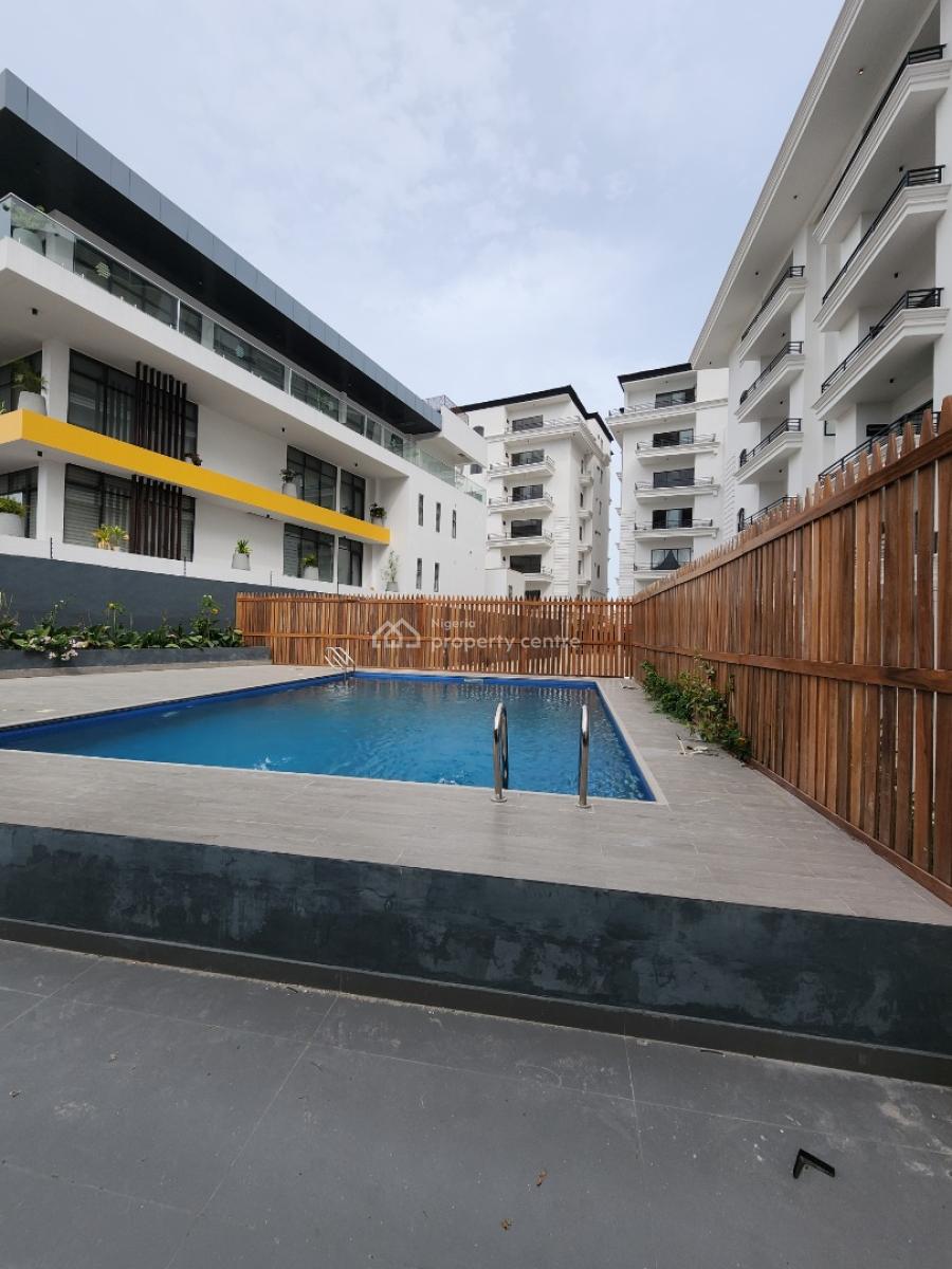 Luxury 2 Bedroom Apartment with Bq, Pool, Elevator, Lekki Phase 1, Lekki, Lagos, Flat / Apartment for Rent