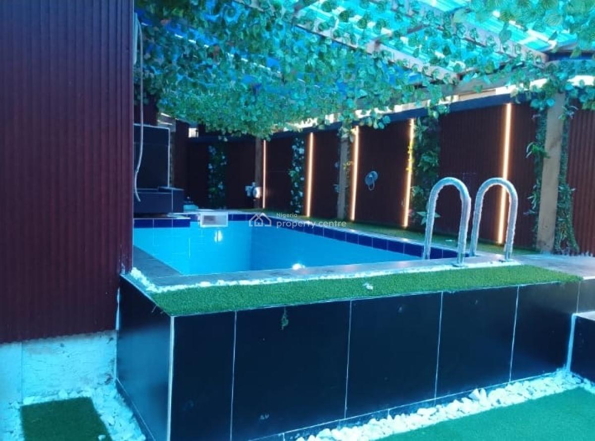 Luxury Furnished 5 Bedroom Fully Detached Duplex with Bq,private Pool, Osapa, Lekki, Lagos, Detached Duplex for Rent