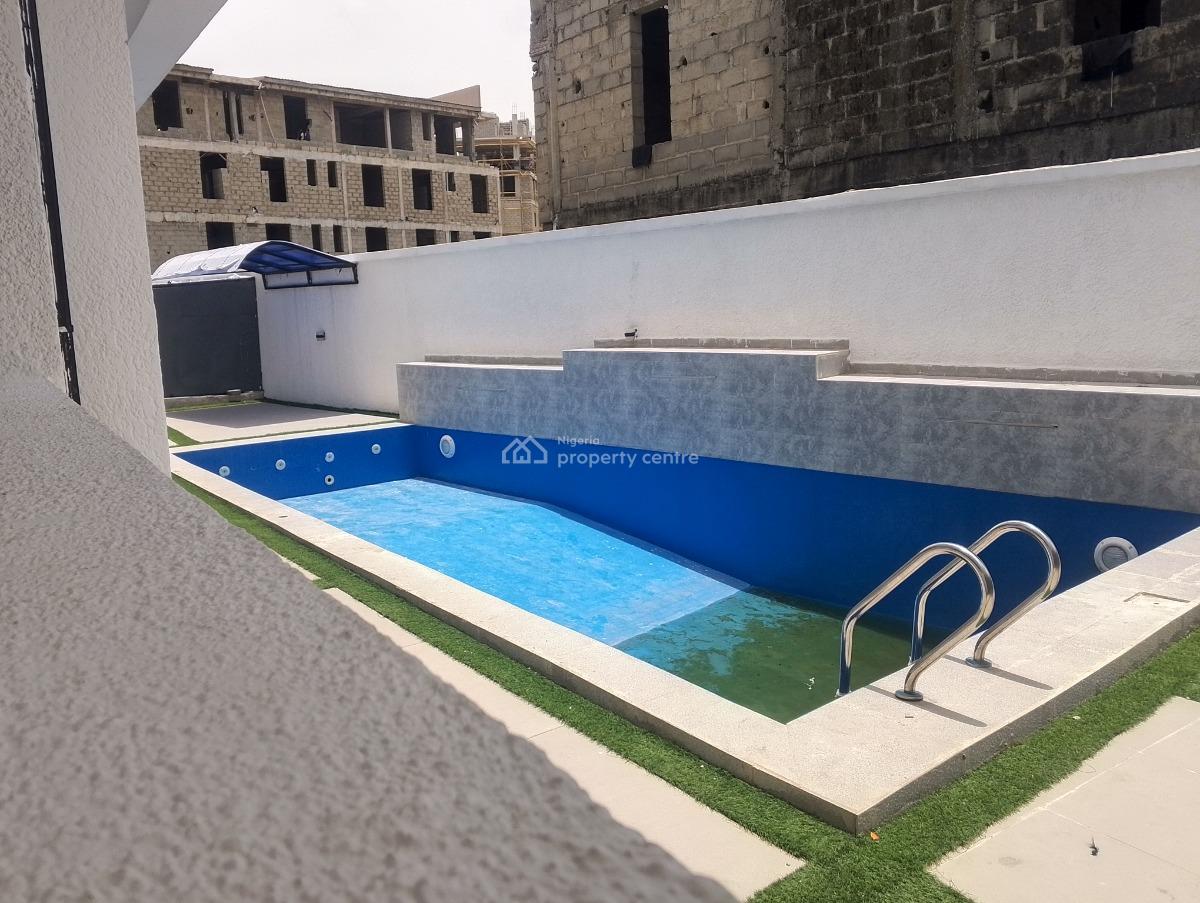 Brand New 3 Bedroom Flat with a Room Bq, Pool , Gym & Elevator, Off Kunsenla Road, Ikate Elegushi, Lekki, Lagos, Flat / Apartment for Sale