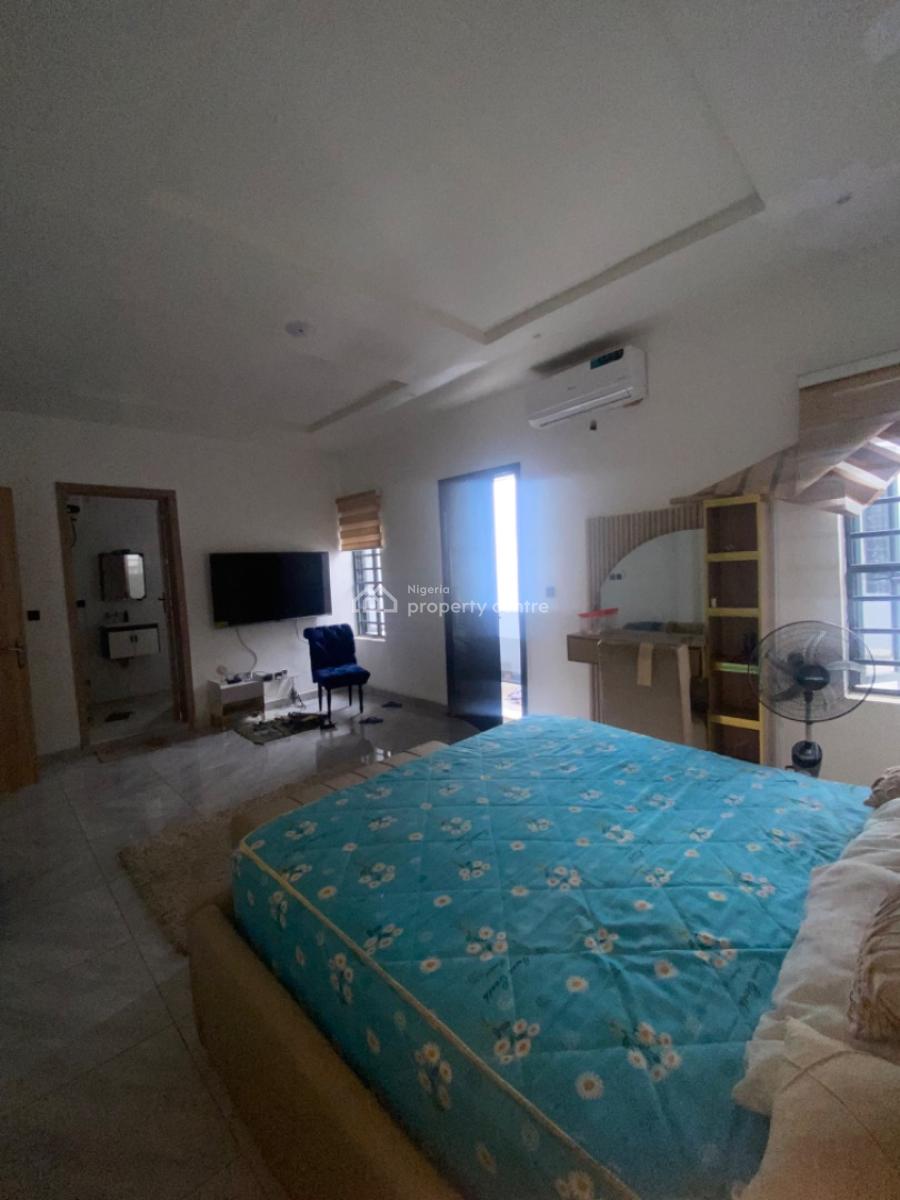 Luxury Fully Furnished 4 Bedroom Semi-detached with Bq, General Paint, Sangotedo, Ajah, Lagos, Semi-detached Duplex for Rent