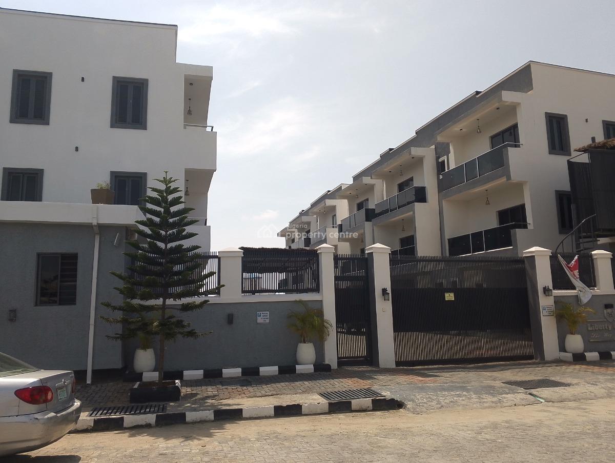 Serviced 4 Bedroom Terrace Duplex with a Room Bq, Opposite Elevation Church, Ikate Elegushi, Lekki, Lagos, Terraced Duplex for Sale