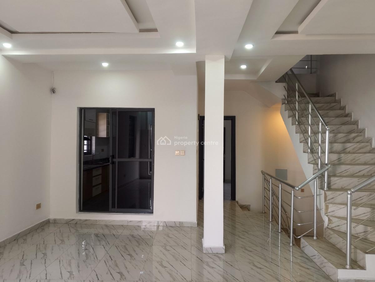 Serviced 4 Bedroom Terrace Duplex with a Room Bq, Opposite Elevation Church, Ikate Elegushi, Lekki, Lagos, Terraced Duplex for Sale