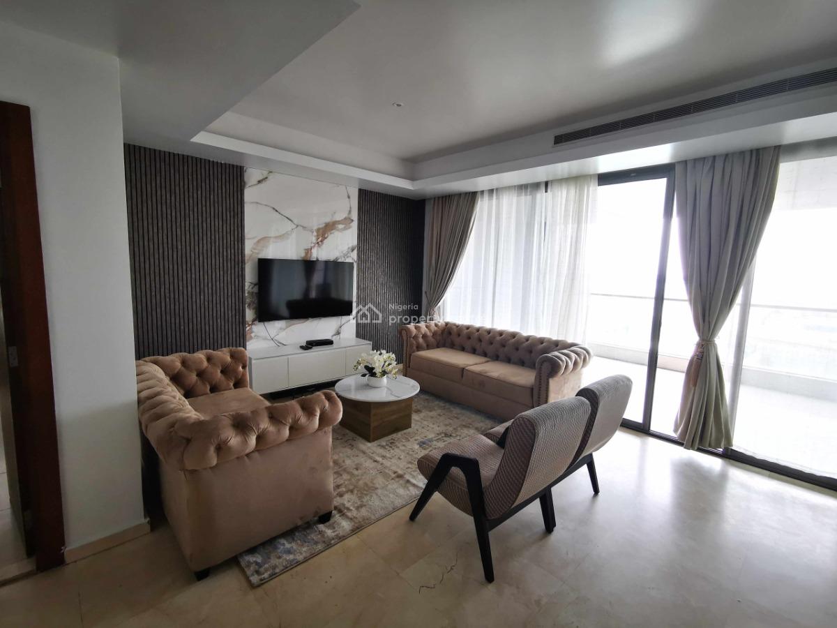 Furnished 3bedroom Flat Service, Eko Pearl B, Eko Atlantic City, Victoria Island (vi), Lagos, Flat / Apartment for Rent