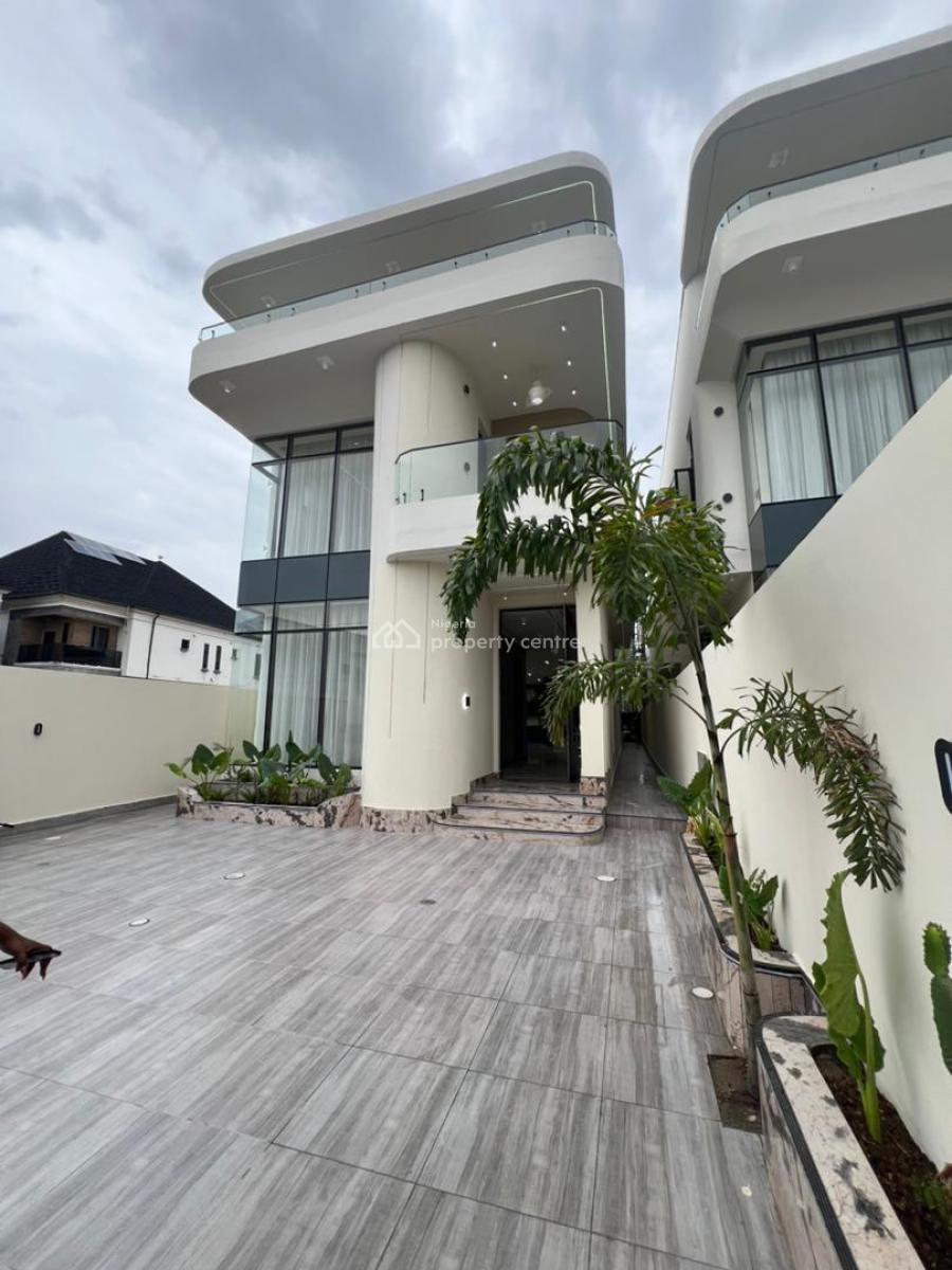 Elegant Newly 5 Bedroom Fully Detached + Pool Bq, Orchid, Lekki, Lagos, Detached Duplex for Sale