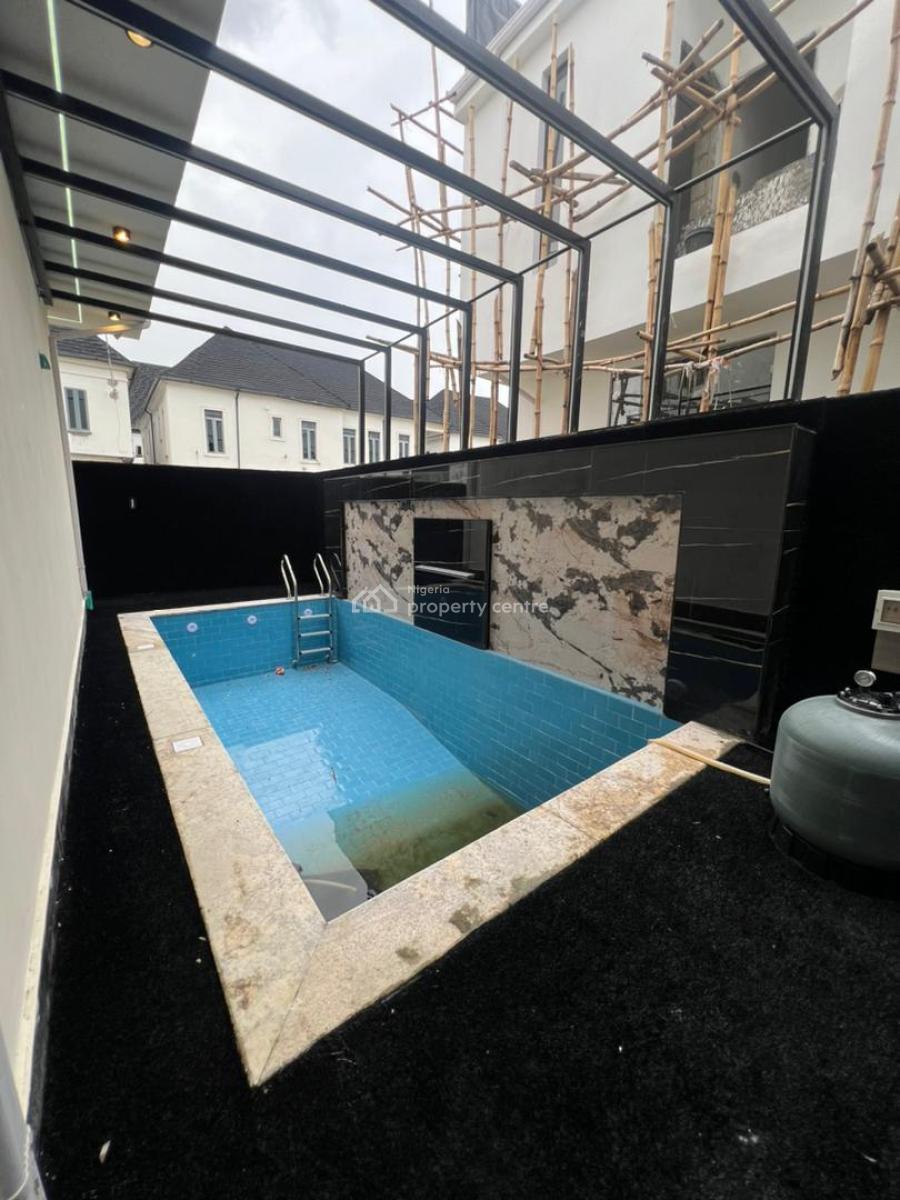 Elegant Newly 5 Bedroom Fully Detached + Pool Bq, Orchid, Lekki, Lagos, Detached Duplex for Sale