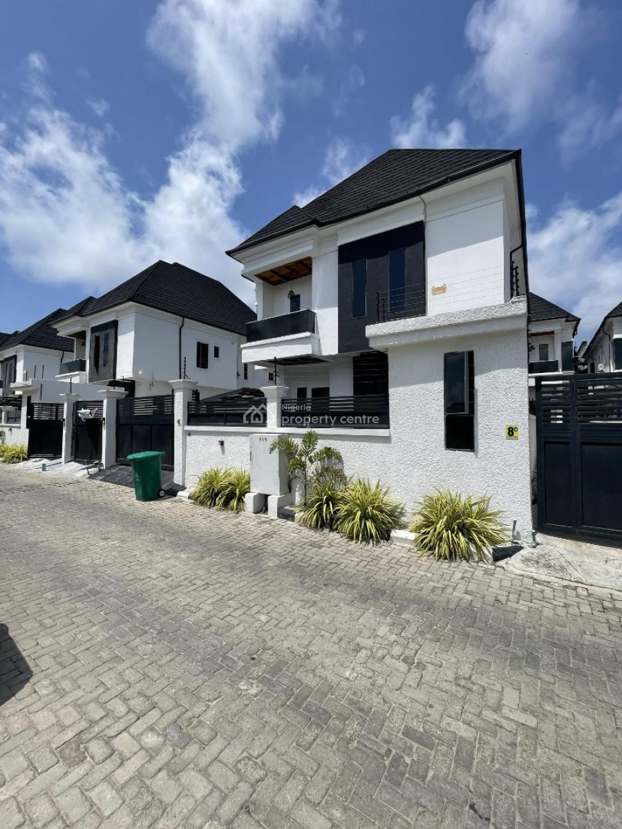 Value Oriented Luxury 4 Bedroom Detached Home with Bq, Chevron, Lekki, Lagos, Detached Duplex for Sale