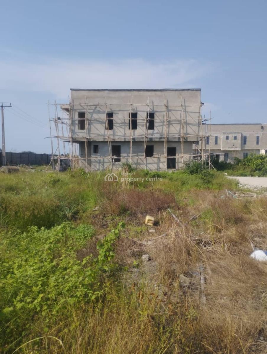 4 Bedroom Semi Detached (carcass), Meridian Estate, Awoyaya, Ibeju Lekki, Lagos, Semi-detached Duplex for Sale