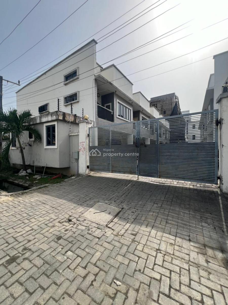 Exclusive 3 Bedroom Terraced Duplex with Bq in a Secure Estate, Ikate, Lekki, Lagos, Terraced Duplex for Sale