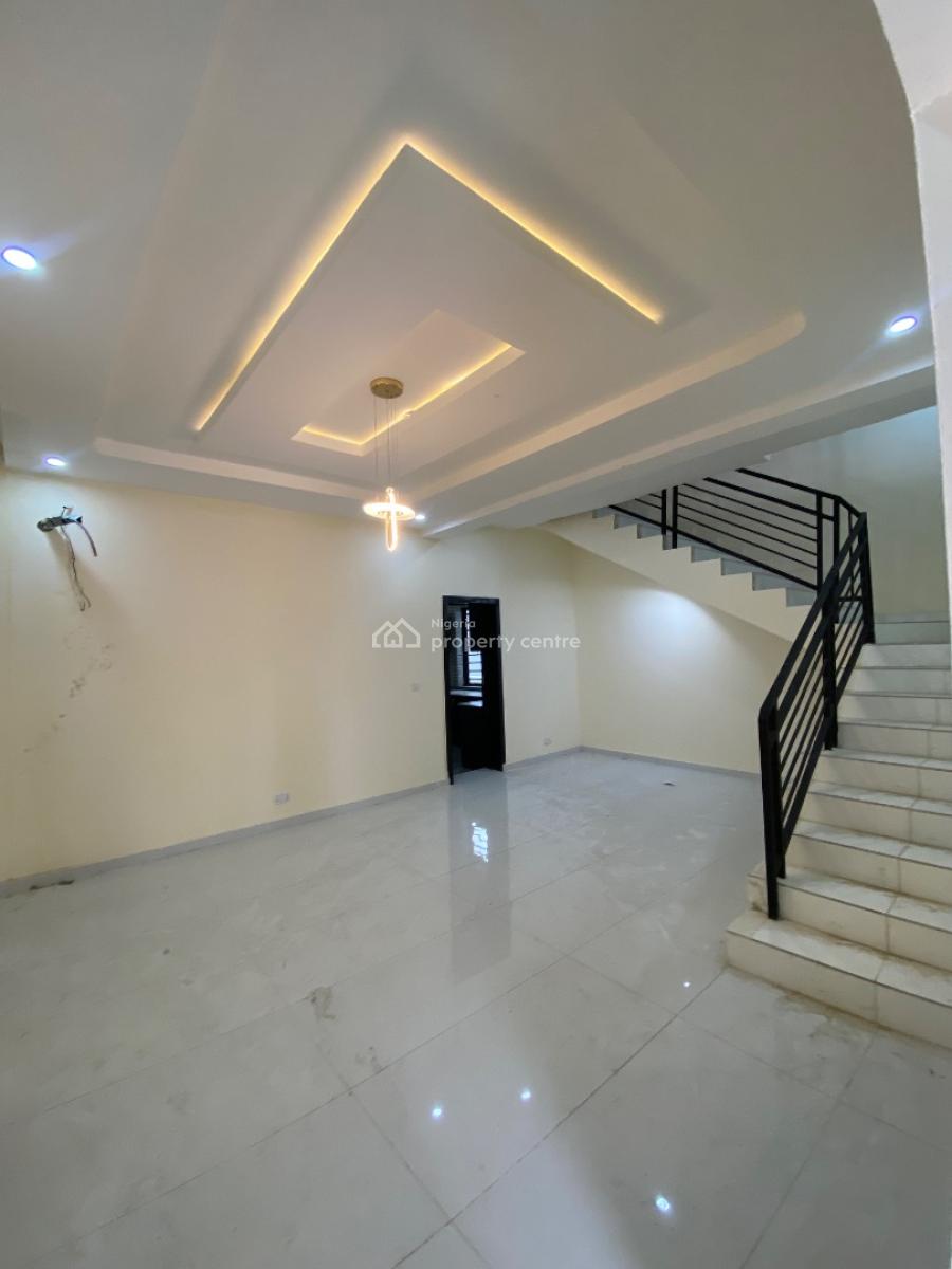 Newly Built Standard Four Bedrooms Fully Detached Duplex + Bq, Sky Mall, Sangotedo, Ajah, Lagos, Detached Duplex for Rent