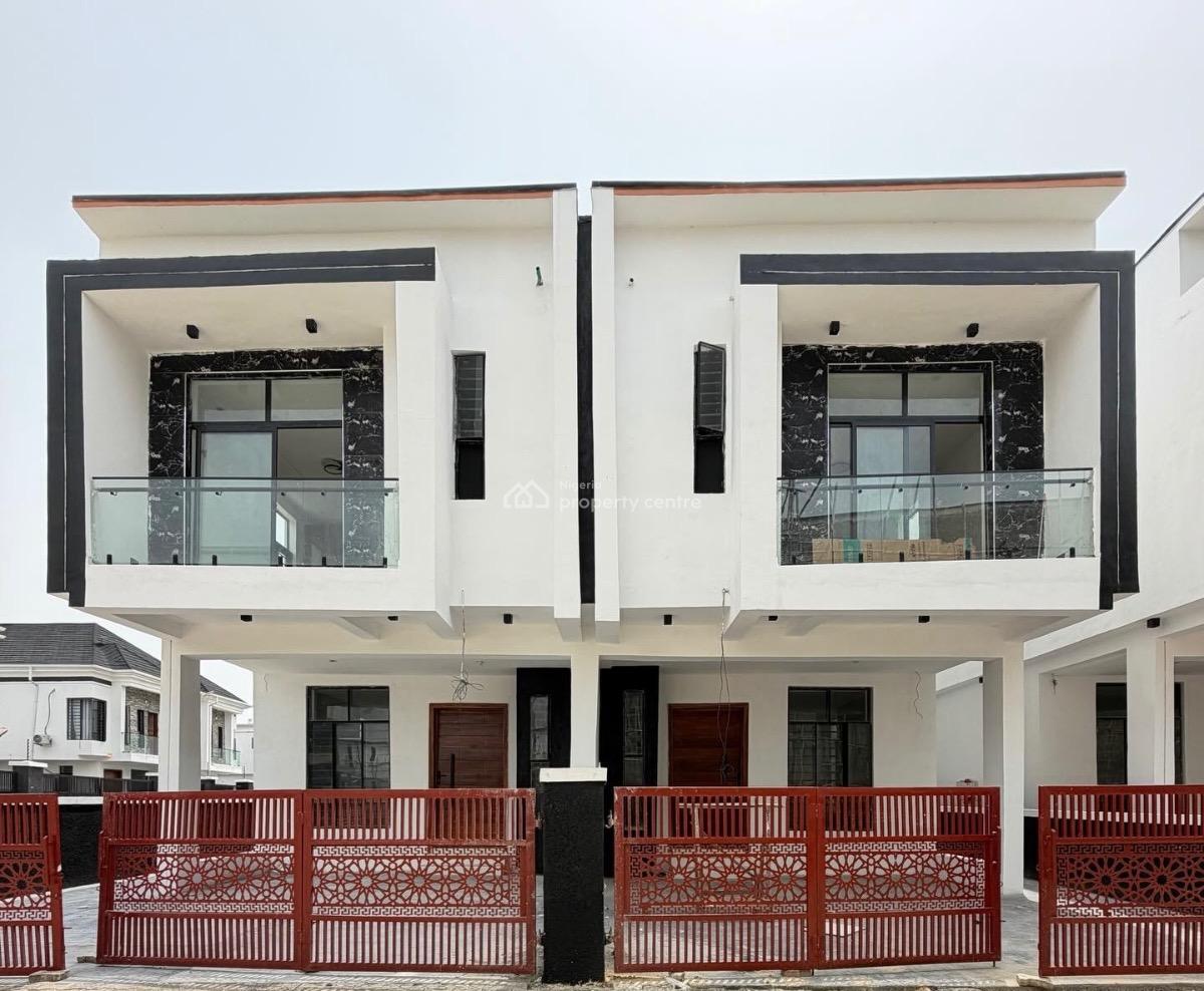 Contemporary 4 Bedroom Detached Duplex with Bq, Ikota, Lekki, Lagos, Detached Duplex for Sale