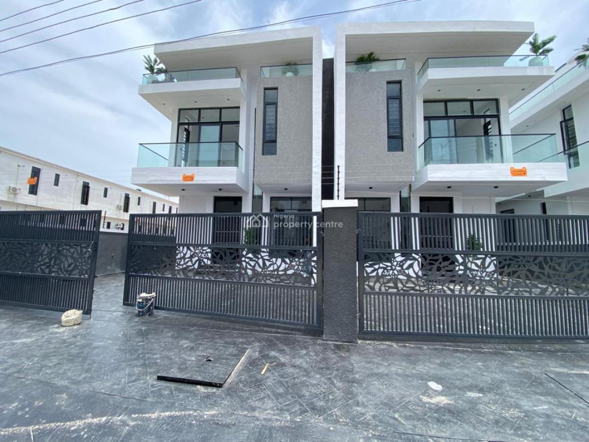 Newly Built 4 Bedroom Semi Detached Duplex, Ikota Villa, Ikota, Lekki, Lagos, Semi-detached Duplex for Sale