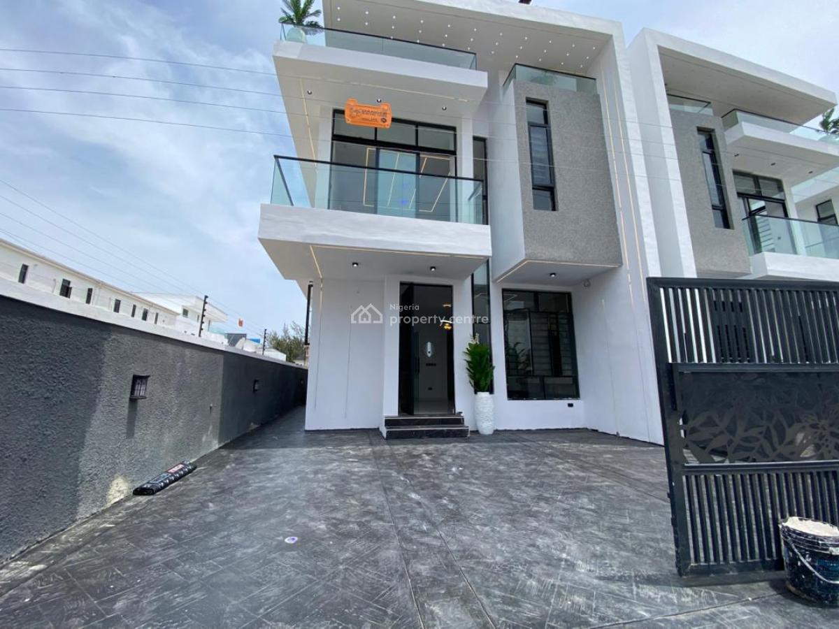 Newly Built 4 Bedroom Semi Detached Duplex, Ikota Villa, Ikota, Lekki, Lagos, Semi-detached Duplex for Sale