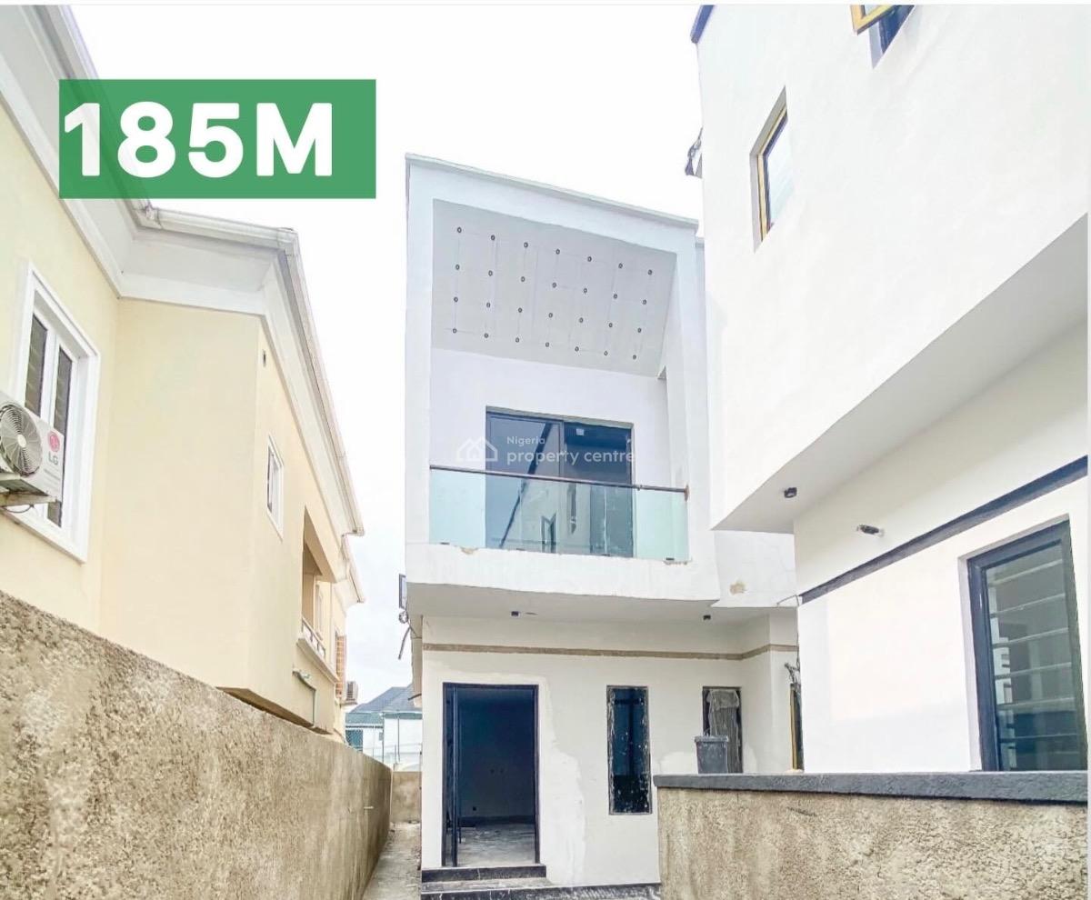 Contemporary 4 Bedroom Detached Duplex with Bq, Chevron, Lekki, Lagos, Detached Duplex for Sale