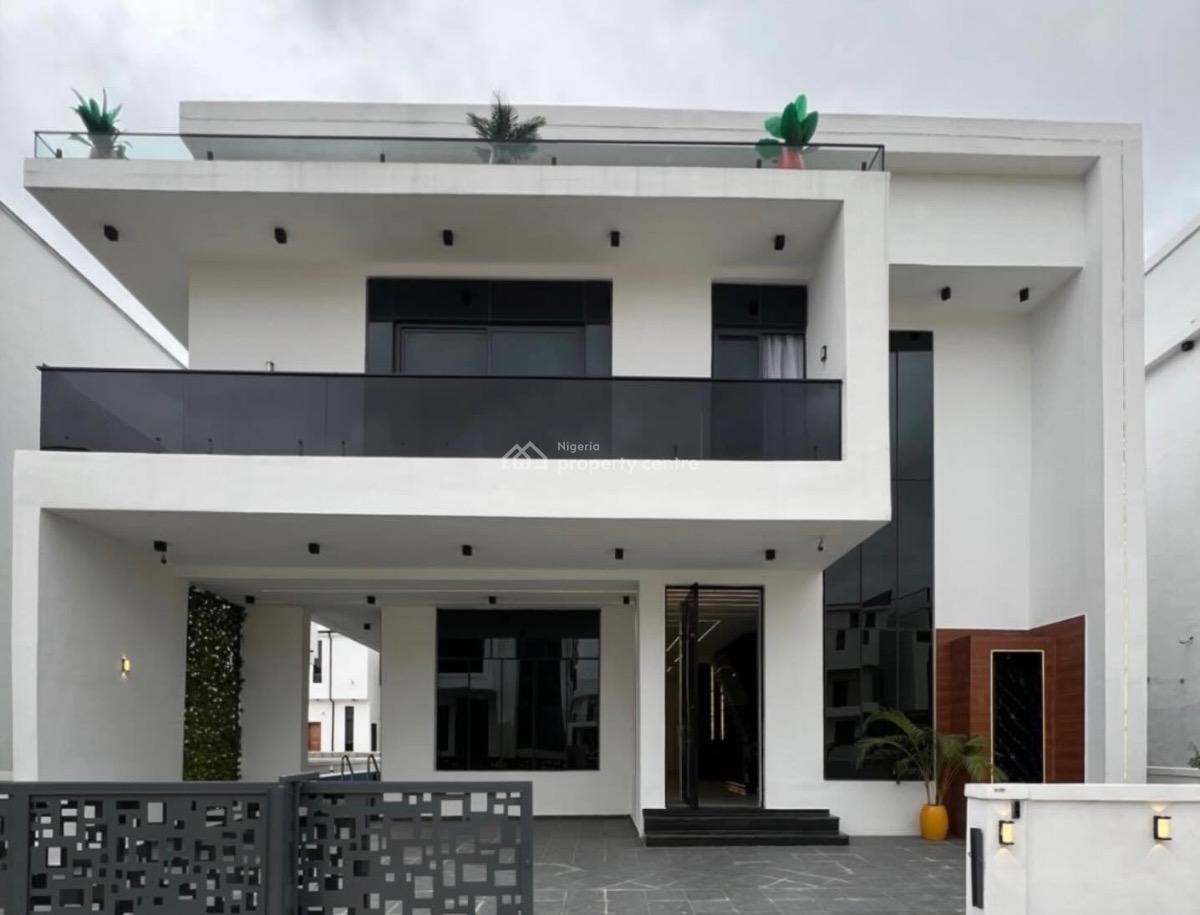 Stunning 5 Bedroom Detached Duplex with Swimming Pool and Bq, Chevron, Lekki, Lagos, Detached Duplex for Sale