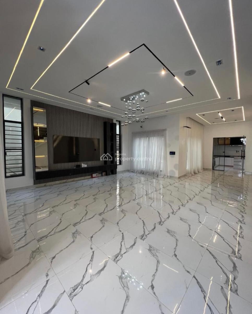 Stunning 5 Bedroom Detached Duplex with Swimming Pool and Bq, Chevron, Lekki, Lagos, Detached Duplex for Sale