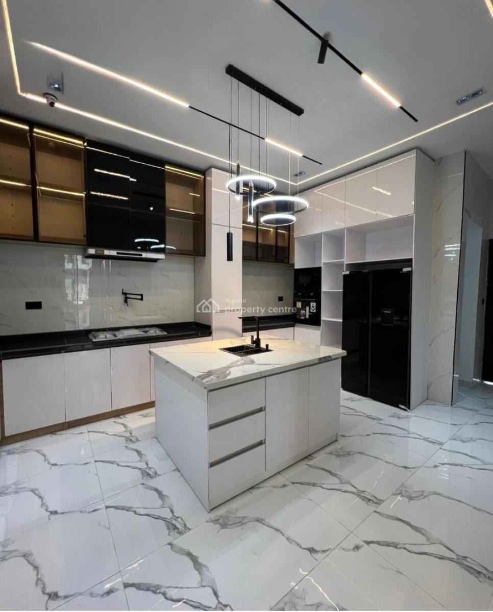 Stunning 5 Bedroom Detached Duplex with Swimming Pool and Bq, Chevron, Lekki, Lagos, Detached Duplex for Sale