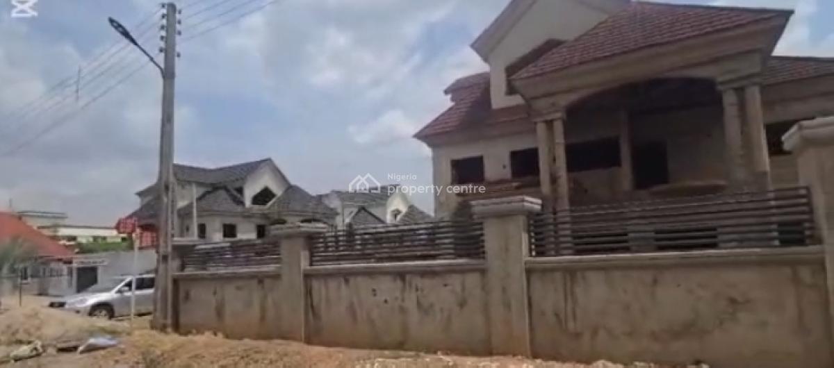 6 Bedroom Fully Detached Duplex Carcass, Gaduwa, Abuja, Detached Duplex for Sale