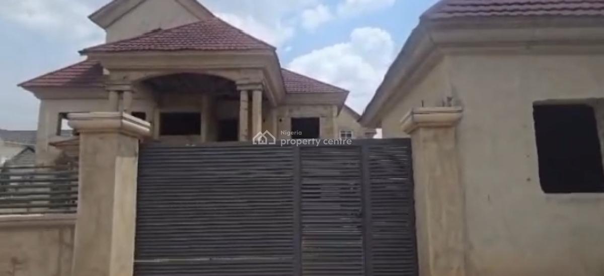6 Bedroom Fully Detached Duplex Carcass, Gaduwa, Abuja, Detached Duplex for Sale