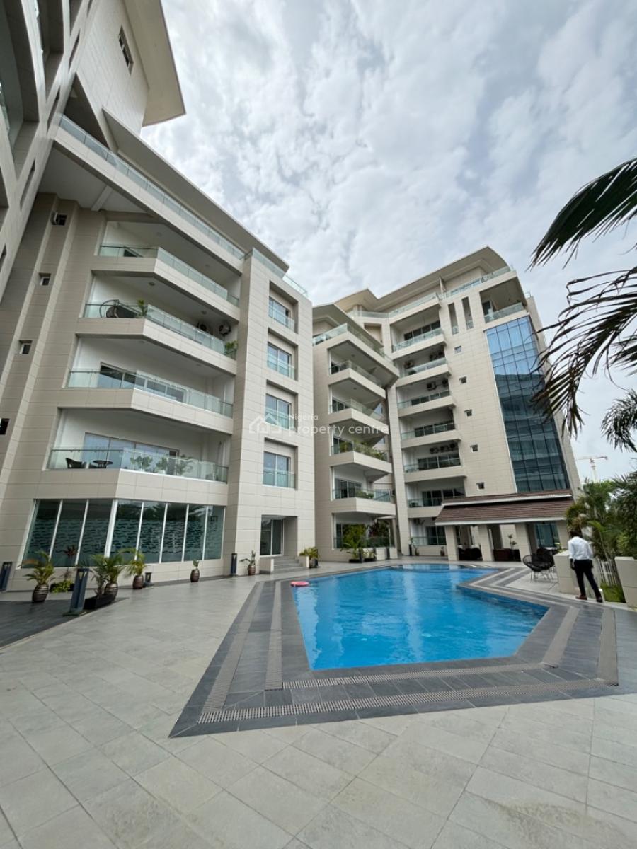 Luxury 3 Bedroom with a Bq, Pool, Gym, Spa, Sauna & Children Play Area, Banana Island, Ikoyi, Lagos, Flat / Apartment for Rent