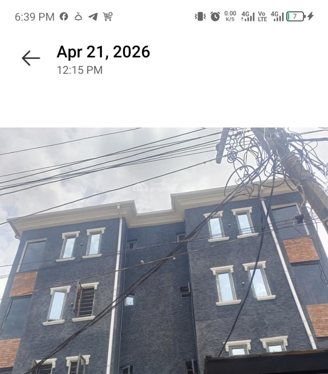 Standard 2 Bedroom Upstairs  All Room Ensuite, Personal Prepaid Metre, Alagomeji, Yaba, Lagos, Flat / Apartment for Rent