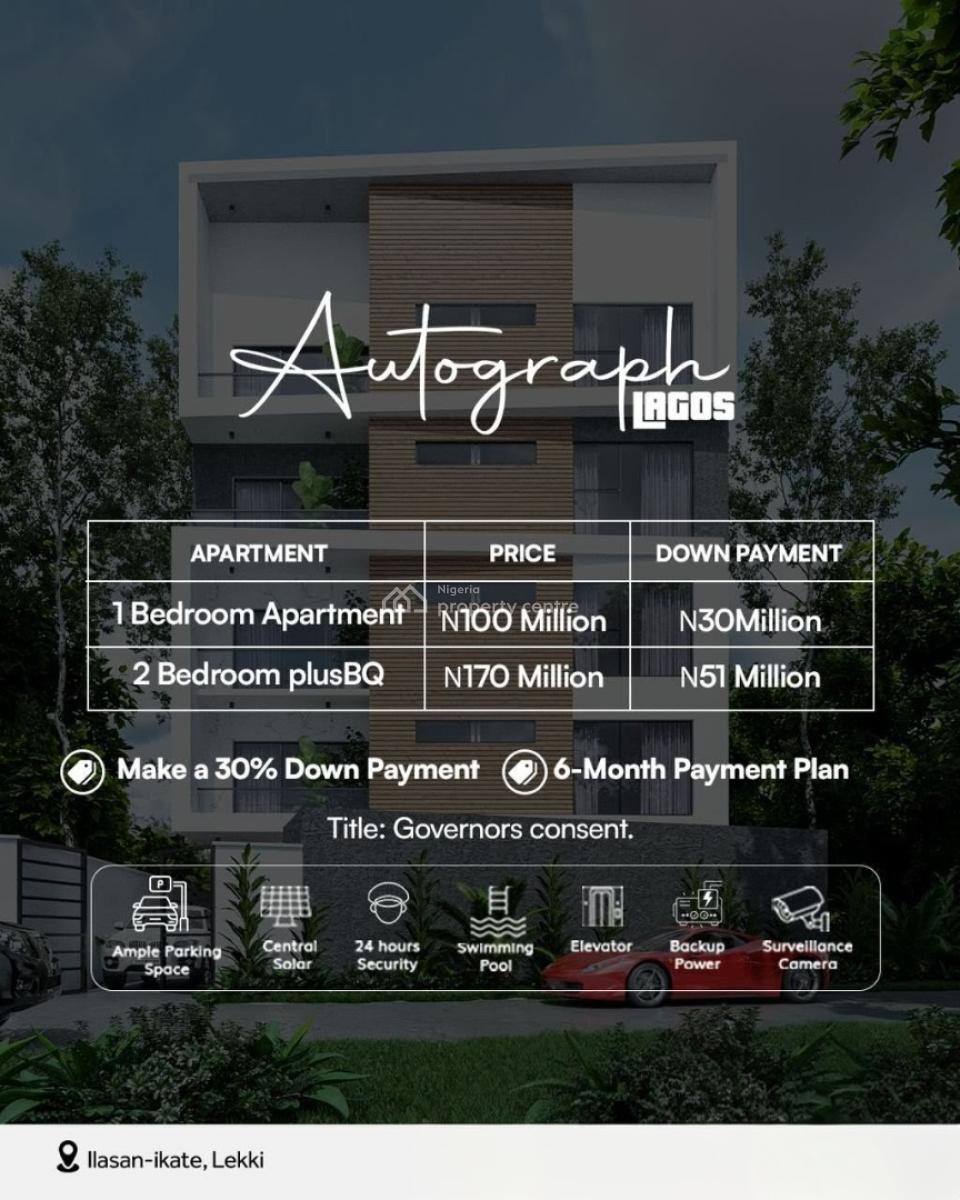Luxury Apartments with Premium Amenities, Autograph Lagos, Ilasan, Lekki, Lagos, Block of Flats for Sale