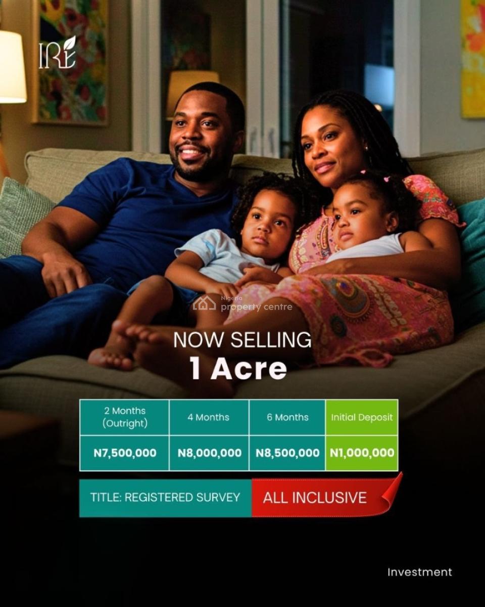 Affordable Land Plots in a Serene and Rapidly Developing Estate, Ire Gardens, Obafemi Owode, Ogun, Residential Land for Sale