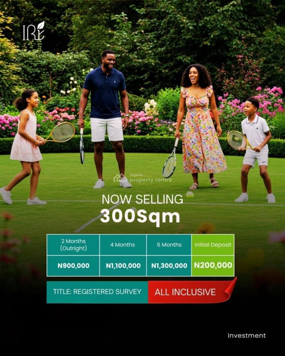 Affordable Land Plots in a Serene and Rapidly Developing Estate, Ire Gardens, Obafemi Owode, Ogun, Residential Land for Sale