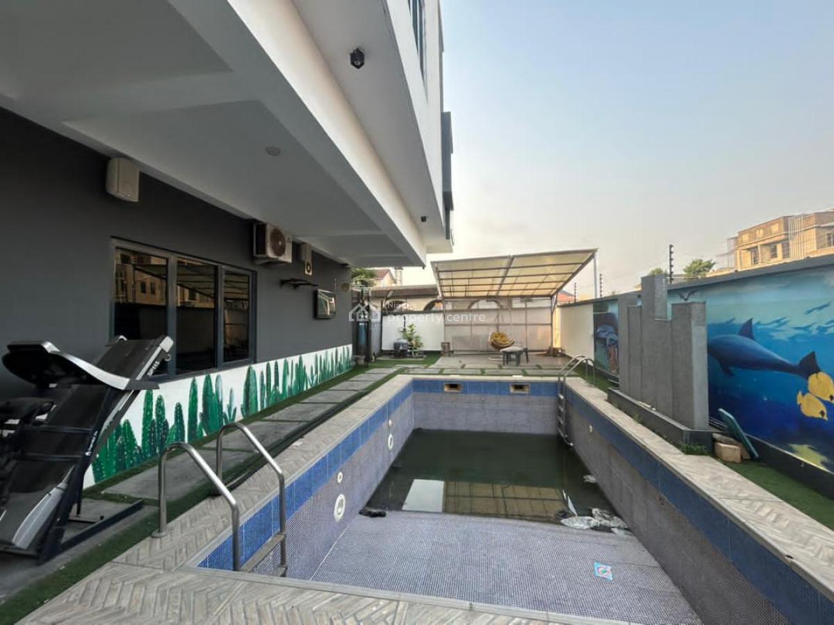 Semi-detached 4-bedrooms Ensuite Duplex with a Private Swimming Pool., Osapa, Lekki, Lagos, House for Rent
