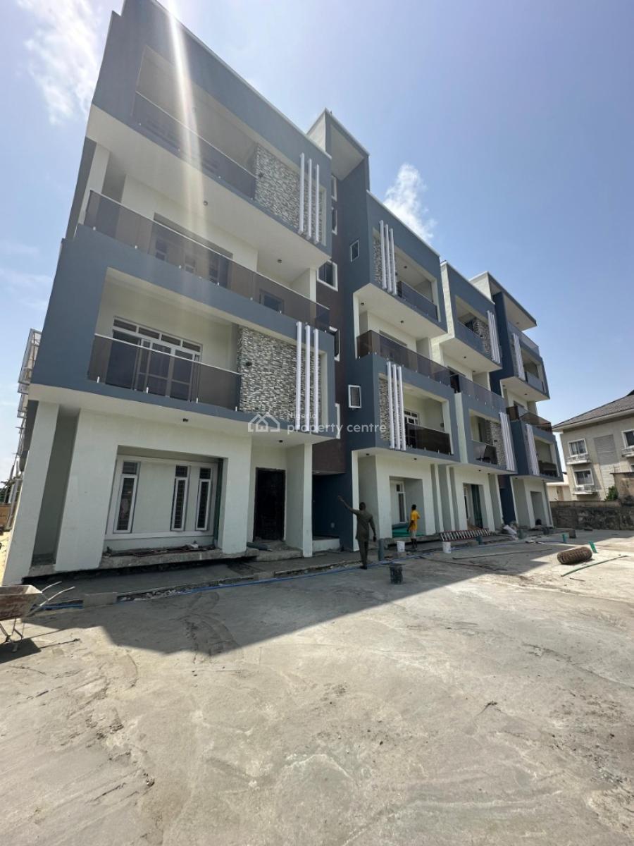 Tastefully Finished Serviced 3 Bedroom Maisonette with a Room Bq, Lekki Phase 1, Lekki, Lagos, Terraced Duplex for Sale