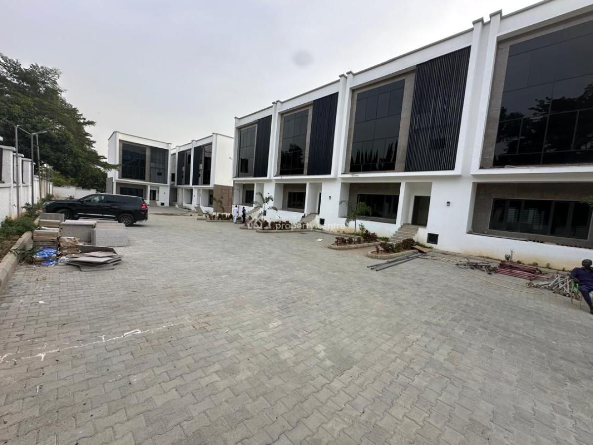 Serviced 3 Bedrooms Duplex, 2 Rooms Bq, Pool, Gym, Clubhouse, Pantry, Maitama District, Abuja, Terraced Duplex for Rent