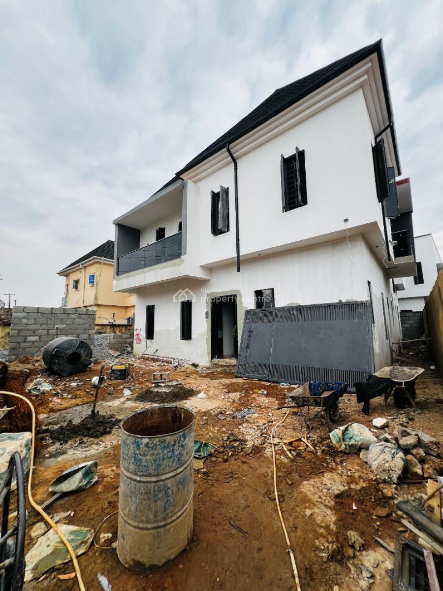 Breathtaking 4 Bedroom Fully Detached Duplex with Bq, Stunningly Designed Home with Bq in a Secured Estate, Gra Phase 1, Magodo, Lagos, Detached Duplex for Sale