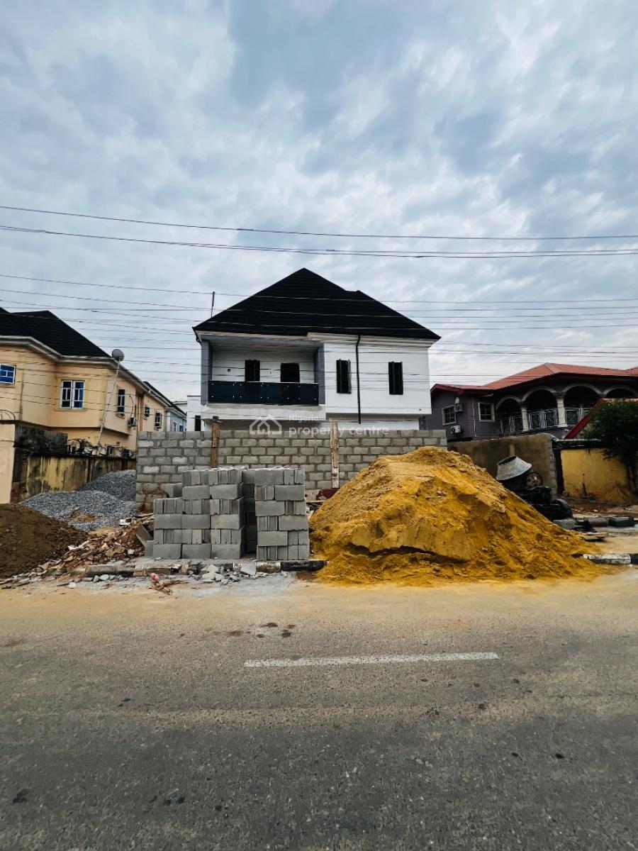 Breathtaking 4 Bedroom Fully Detached Duplex with Bq, Stunningly Designed Home with Bq in a Secured Estate, Gra Phase 1, Magodo, Lagos, Detached Duplex for Sale