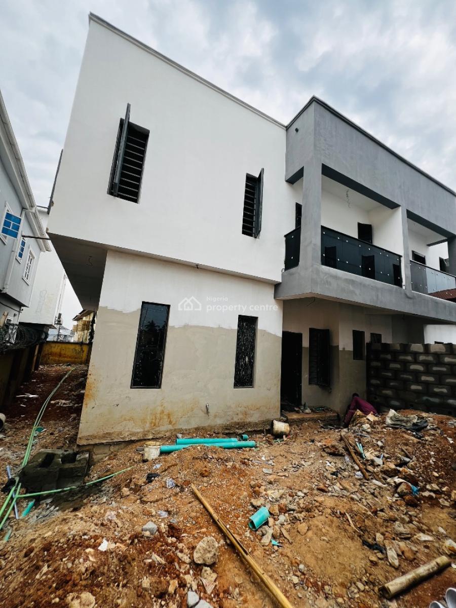 Breathtaking 4 Bedroom Semi Detached Duplex with Bq, Stylishly Built Home with Bq in a Code to Access Estate, Gra Phase 1, Magodo, Lagos, Semi-detached Duplex for Sale