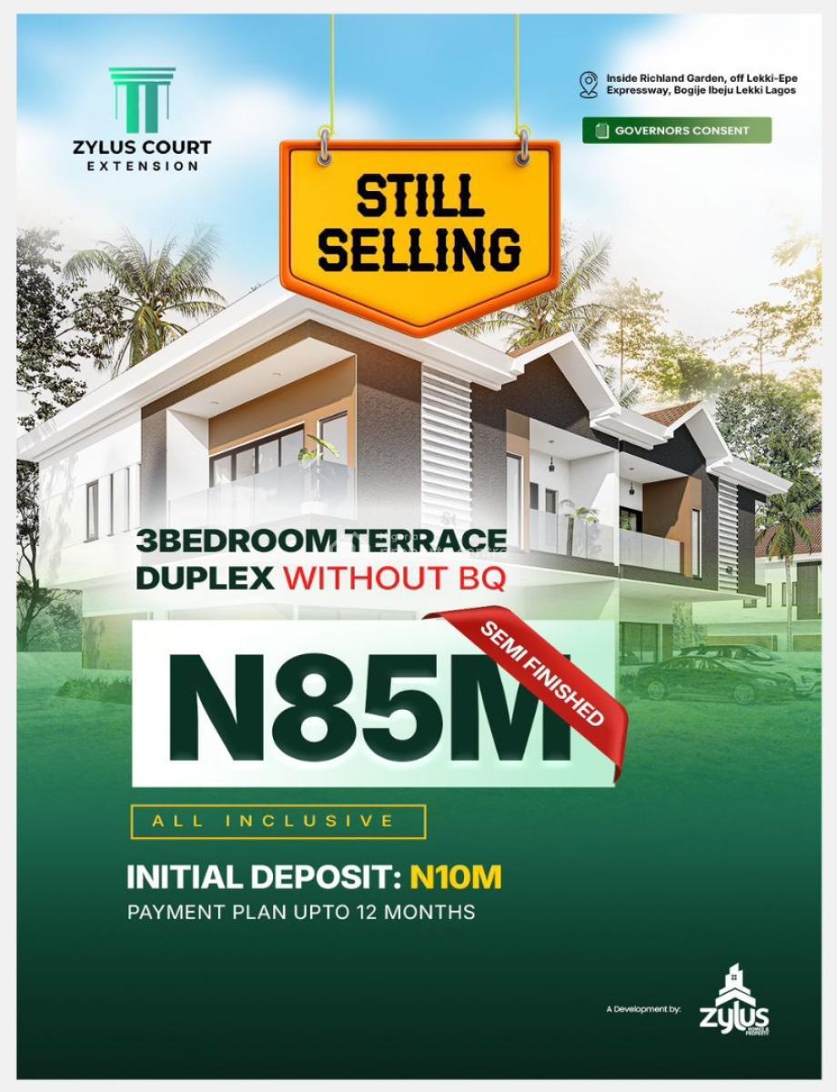 Land with Governors Consent, Richlandgarden Bogije Lekki Epe Expressway, Ibeju Lekki, Lagos, Residential Land for Sale