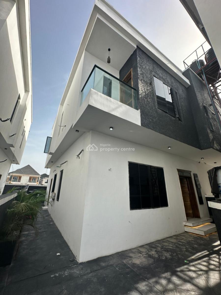 Newly Built and Luxury Finished 4 Bedroom Duplex with Boys Quarter, in a Service Estate By Orchid Road, Lekki Phase 2, Lekki, Lagos, Semi-detached Duplex for Sale