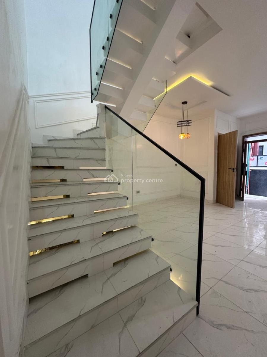 Newly Built and Luxury Finished 4 Bedroom Duplex with Boys Quarter, in a Service Estate By Orchid Road, Lekki Phase 2, Lekki, Lagos, Semi-detached Duplex for Sale