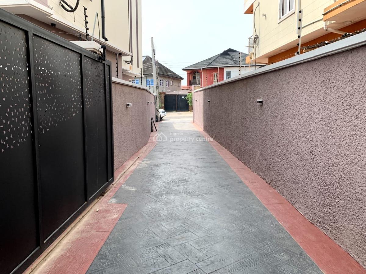 Breathtaking 4 Bedroom Semi Detached Duplex with Bq, Beautifully Built Home with Bq in a Code to Access Estate, Gra Phase 1, Magodo, Lagos, Semi-detached Duplex for Sale